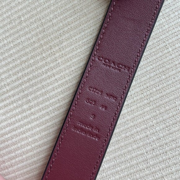 ❤️ COACH Signature Buckle Belt, length 36", wide 1" - Picture 4 of 10